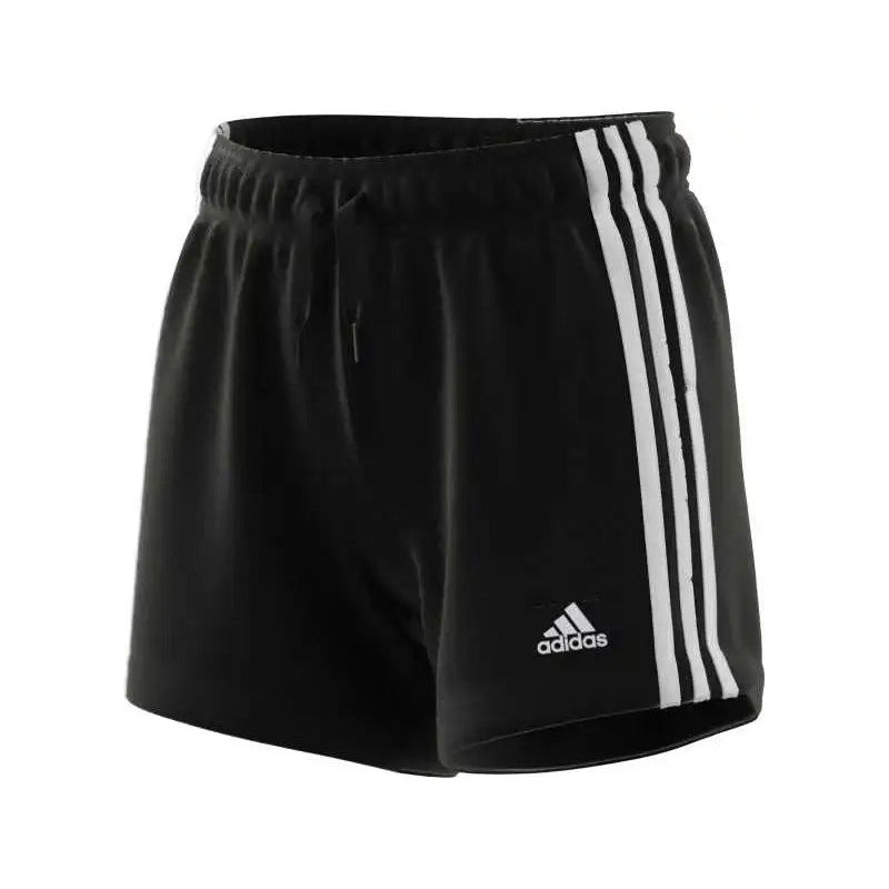 adidas essentials 3stripes short black kids