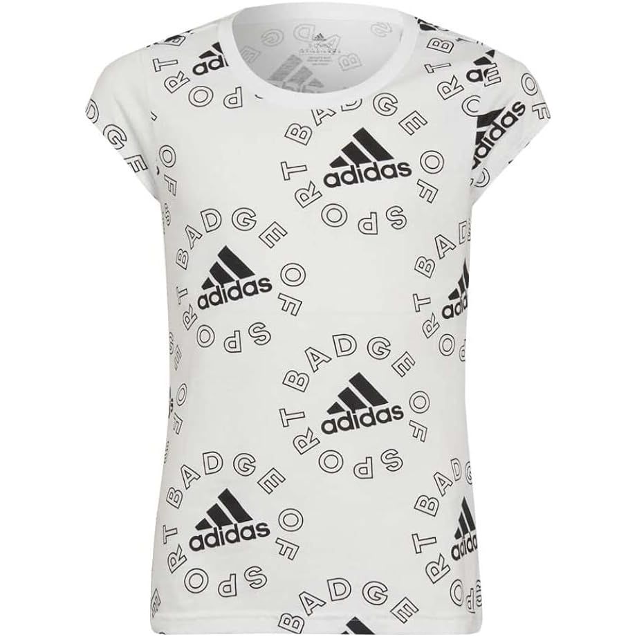 adidas logo t-shirt white kids