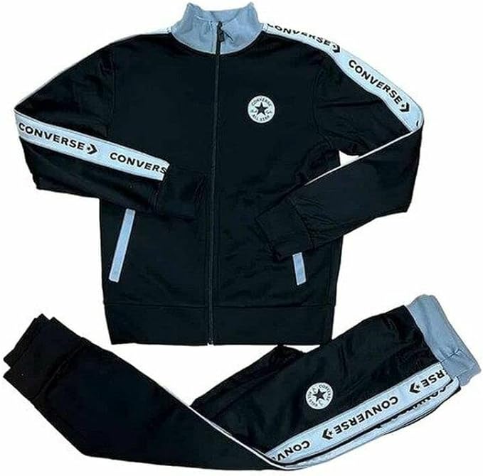 converse tuta da ragazzi chuck tricot blu kids