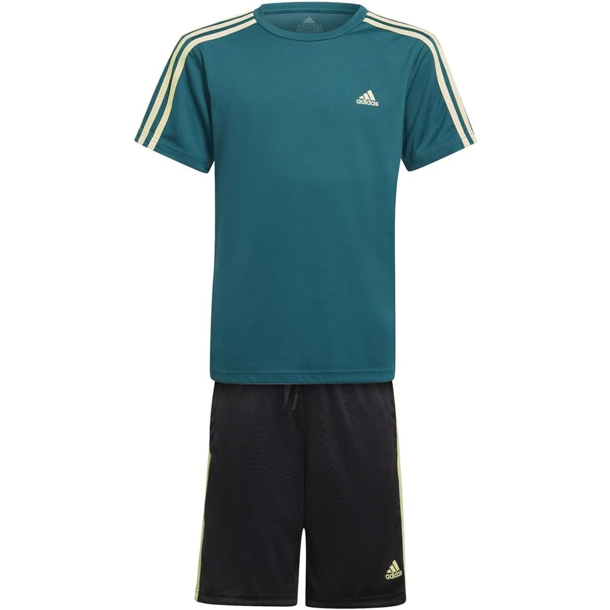 adidas b 3s t set completo verde nero kids