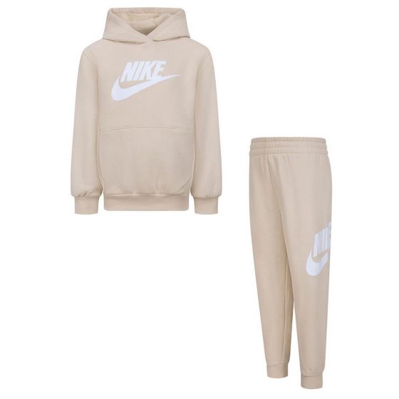 nike club fleece set tuta infant beige kids