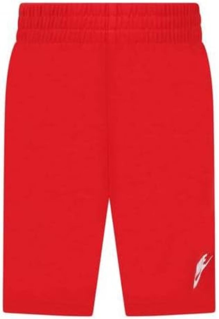 nike set t-shirt e short muscle black red kids