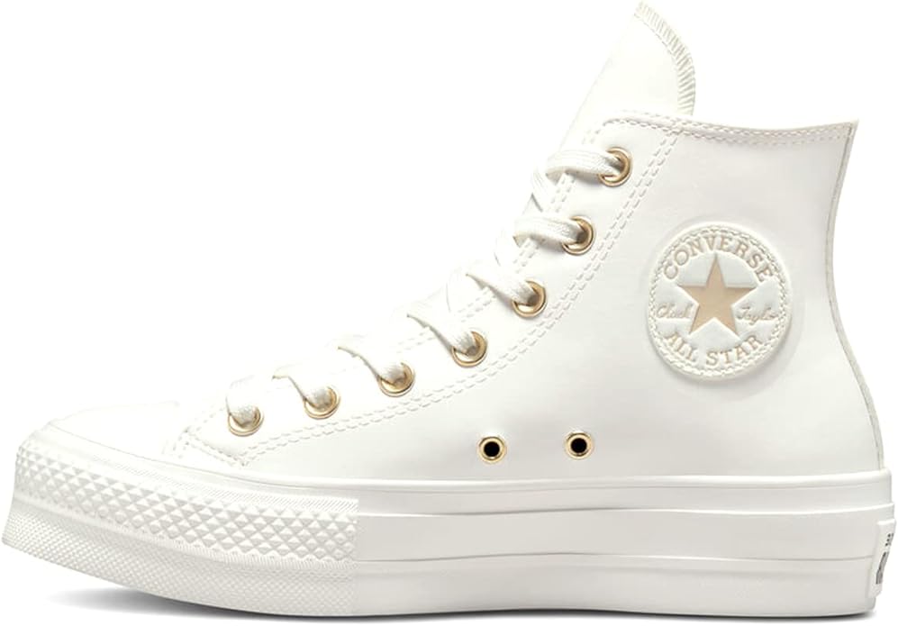 converse chuck taylor all star lift mono sneakers white vintage donna