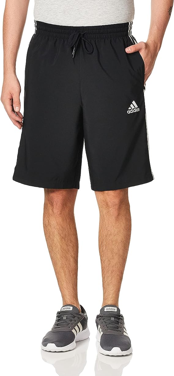 adidas short essential big logo black uomo