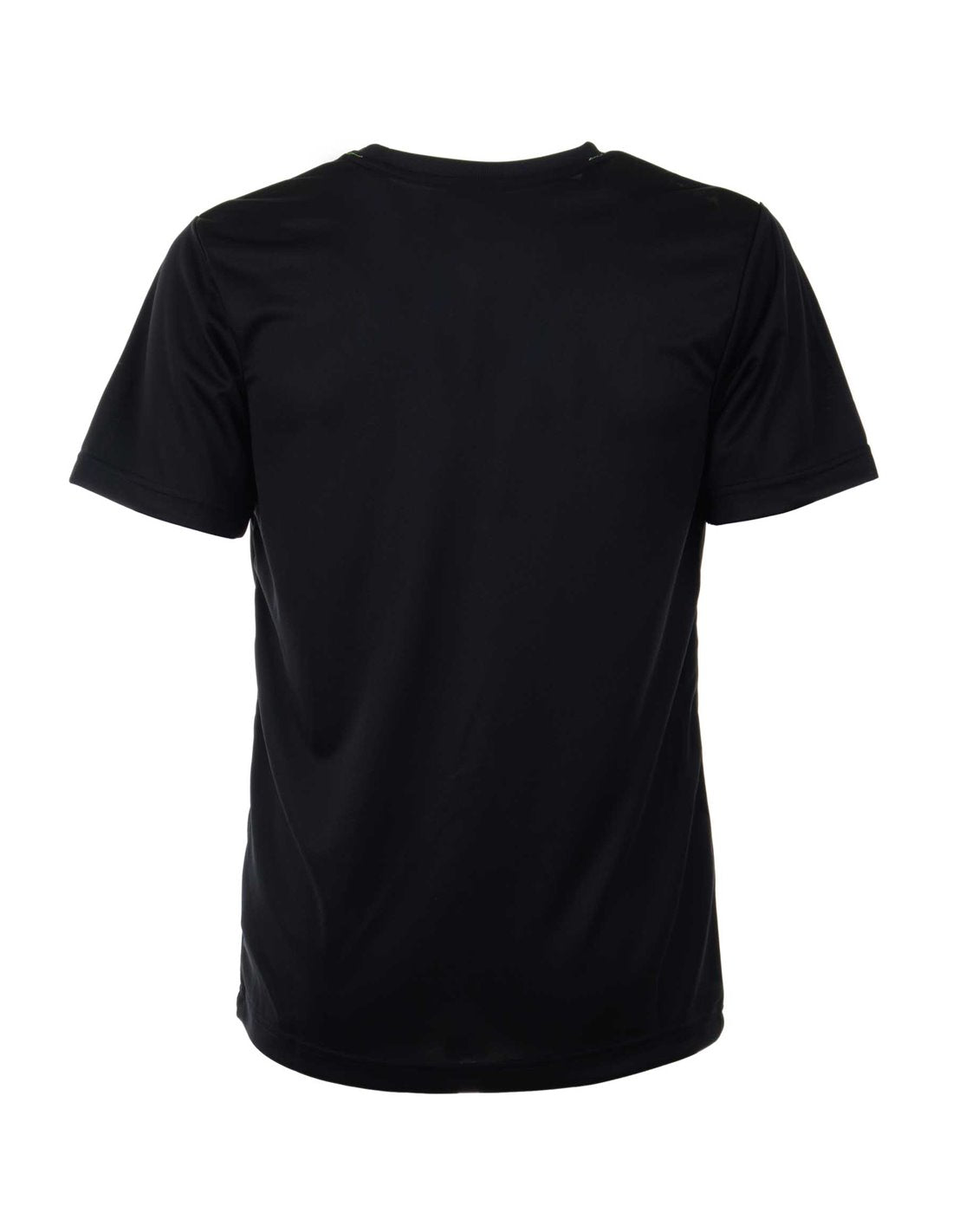 nike t-shirt repeat sportswear girocollo cotone nero giallo fluo uomo