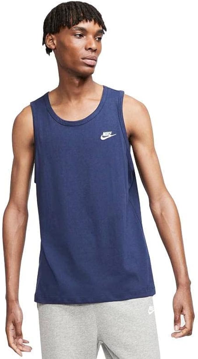nike tank blu uomo