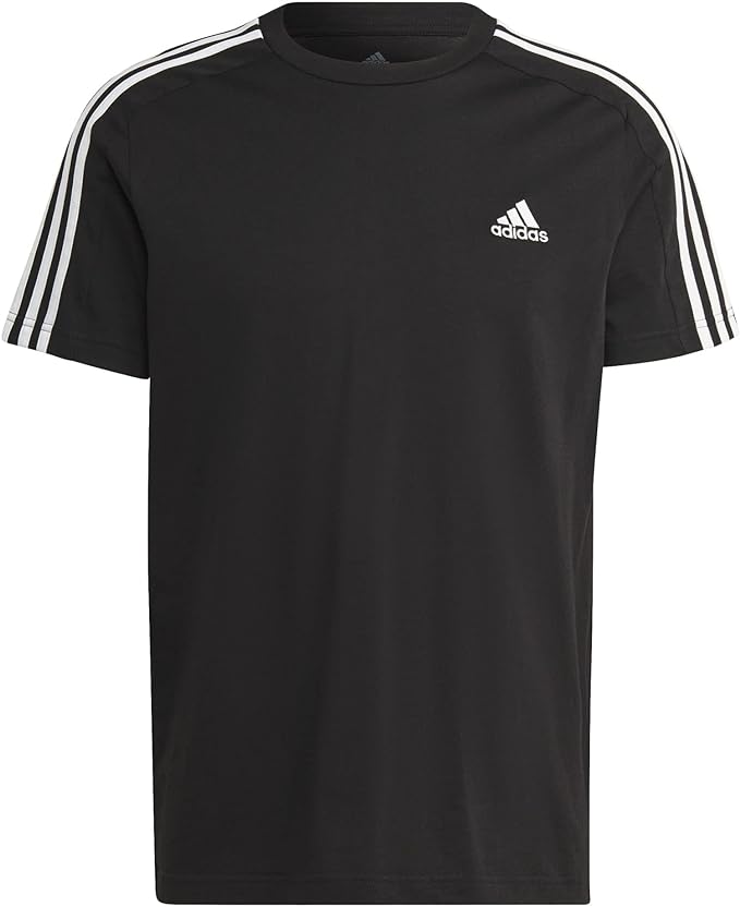 adidas essentials single tshirt a manica corta nero
