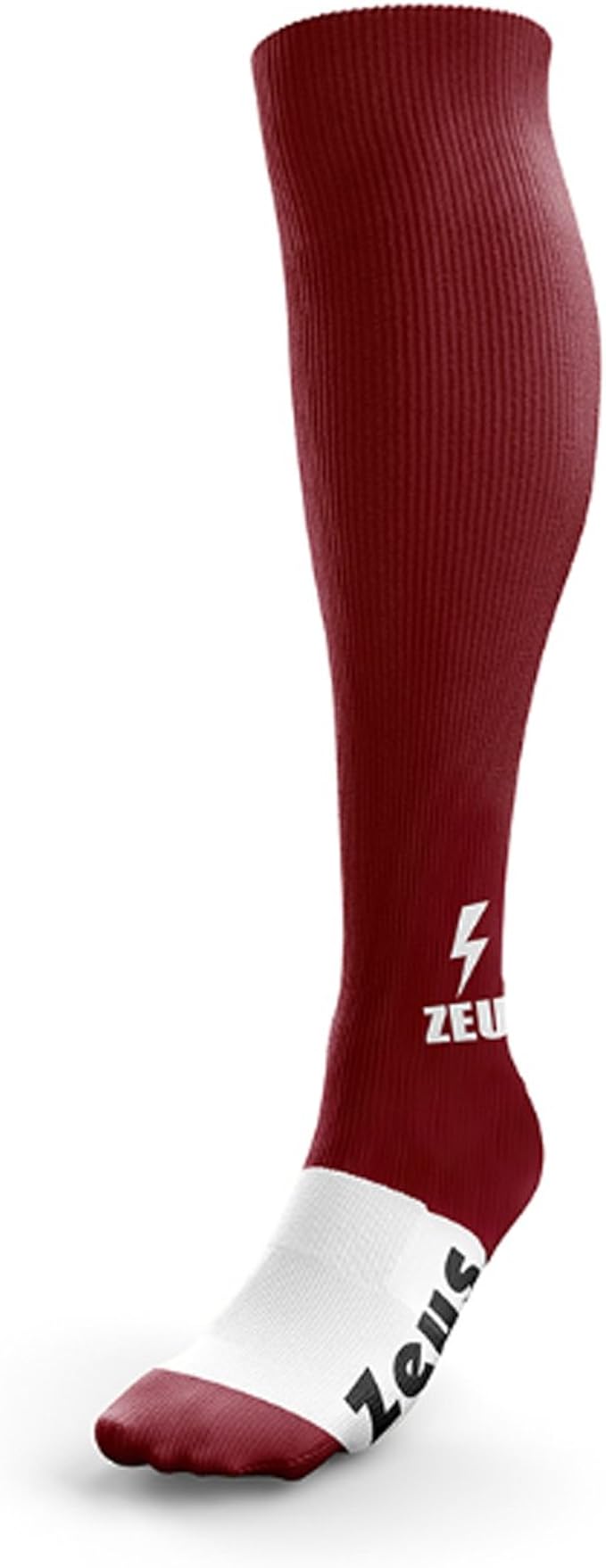 zeus media fit energia calzettoni burgundy kids e uomo
