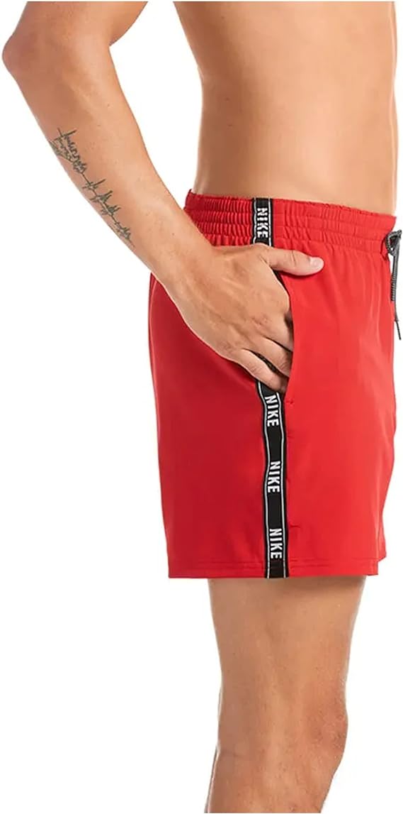 nike costume da bagno university red uomo