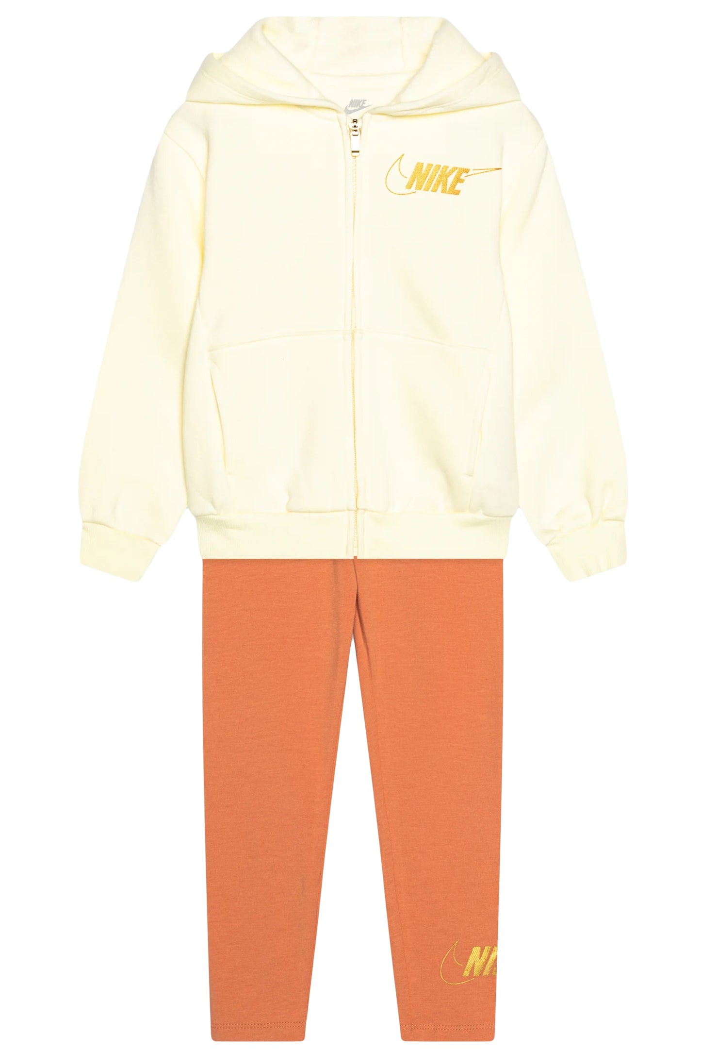 nike shine fullzip and leggings set 2piece kids
