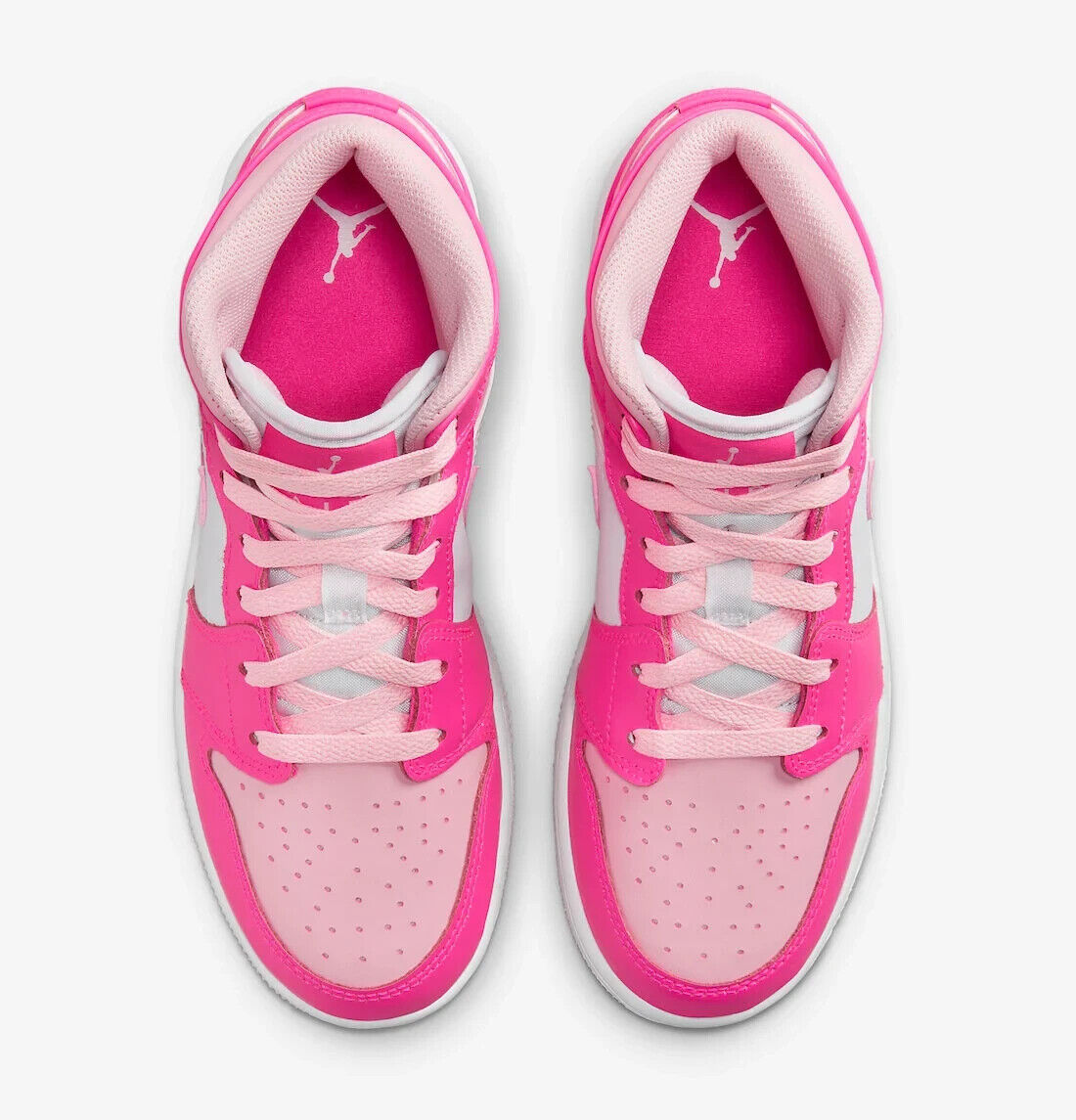 jordan 1 mid fierce pink gs