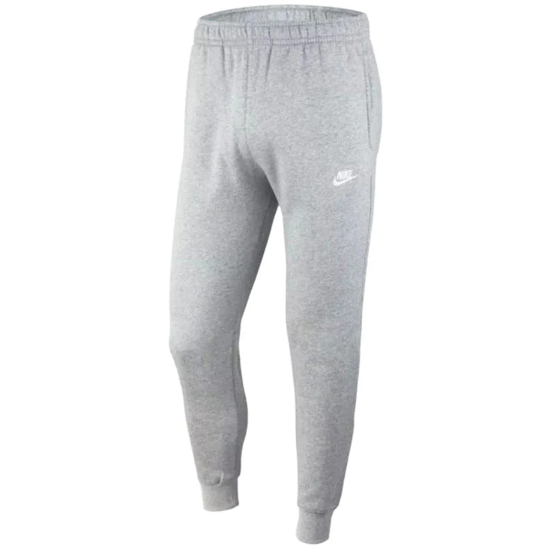 nike sportswear club fleece pantalone grigio uomo