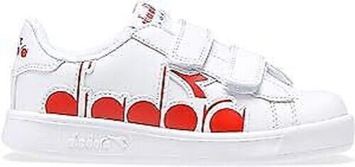 diadora game p bolder ps sneakers bianco rosso kids