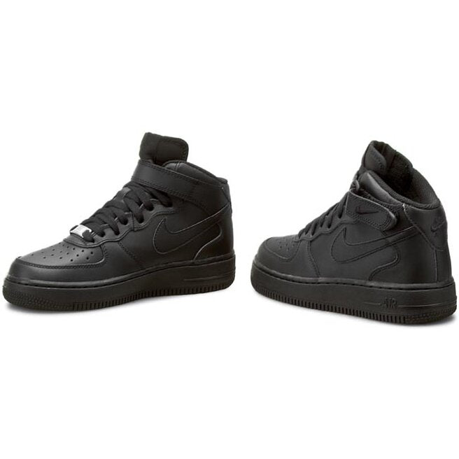 nike air force 1 mid gs scarpe nere kids