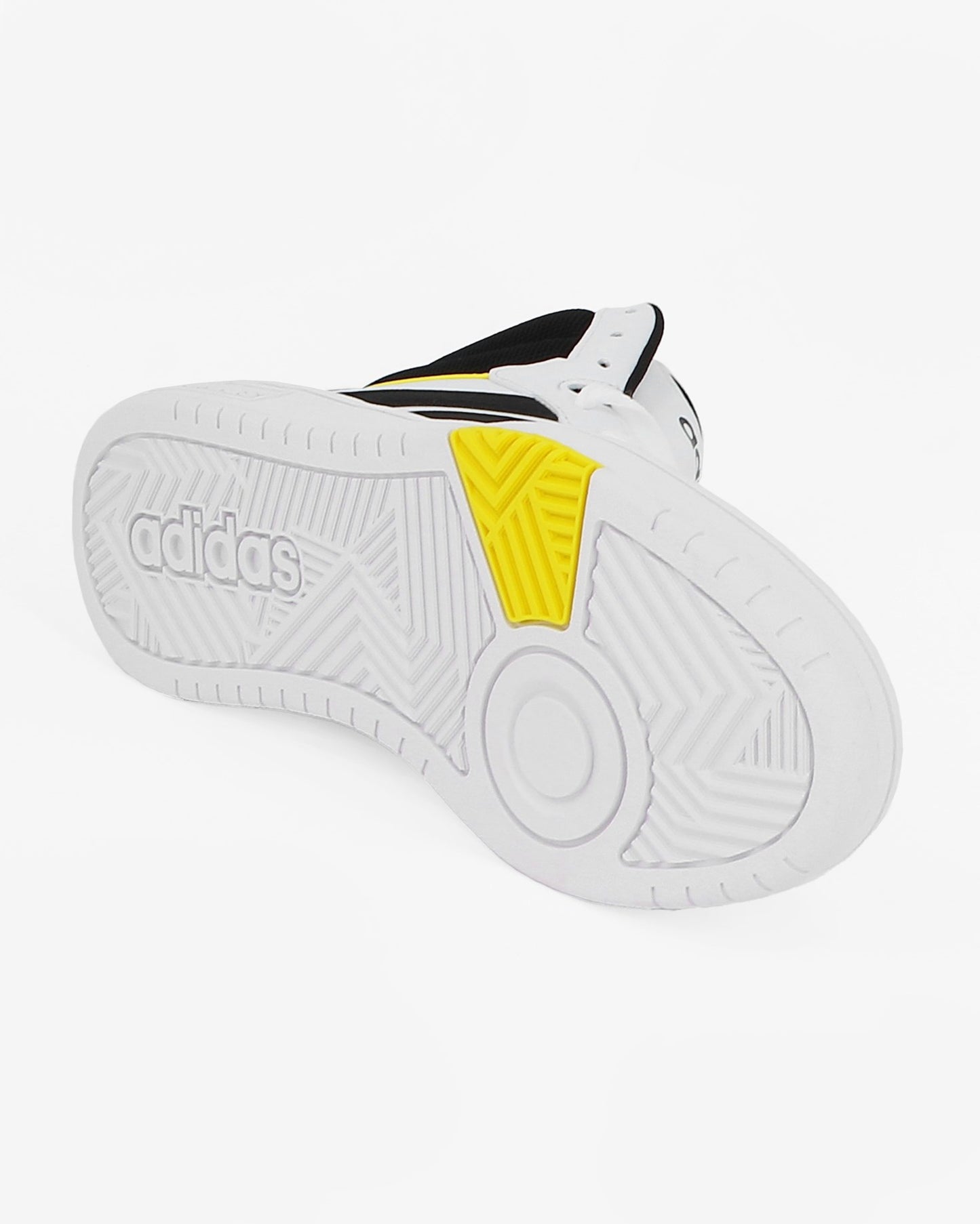 adidas hoops 3.0 mid sneakers bianco