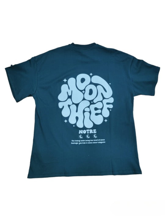 notre t-shirt moon verde bosco unisex