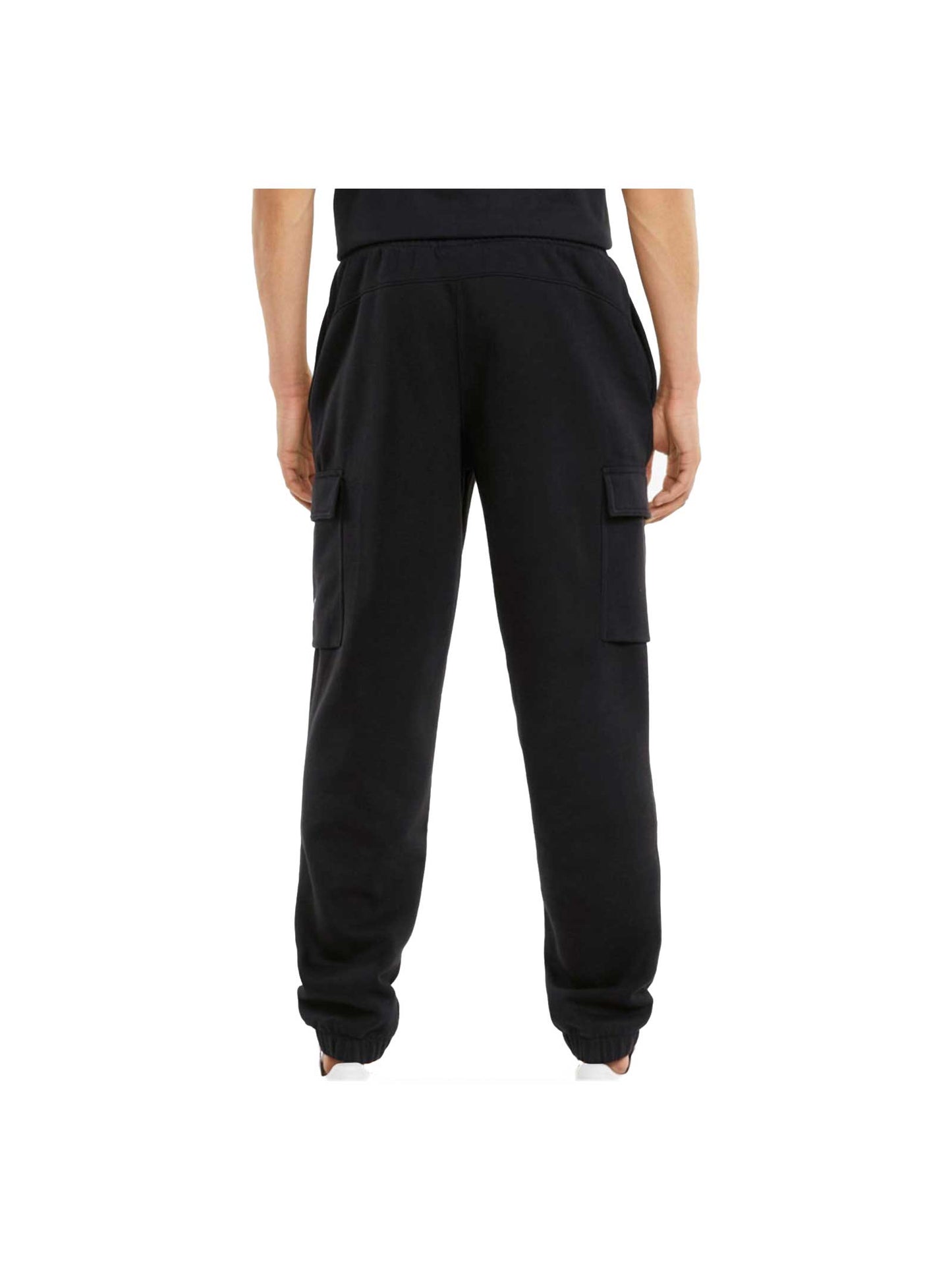 puma pantalone cargo nero logo uomo