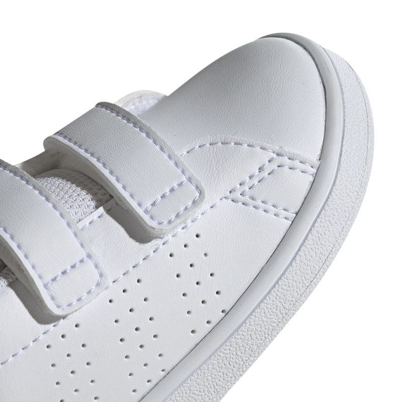 adidas advantage i scarpe white green kids