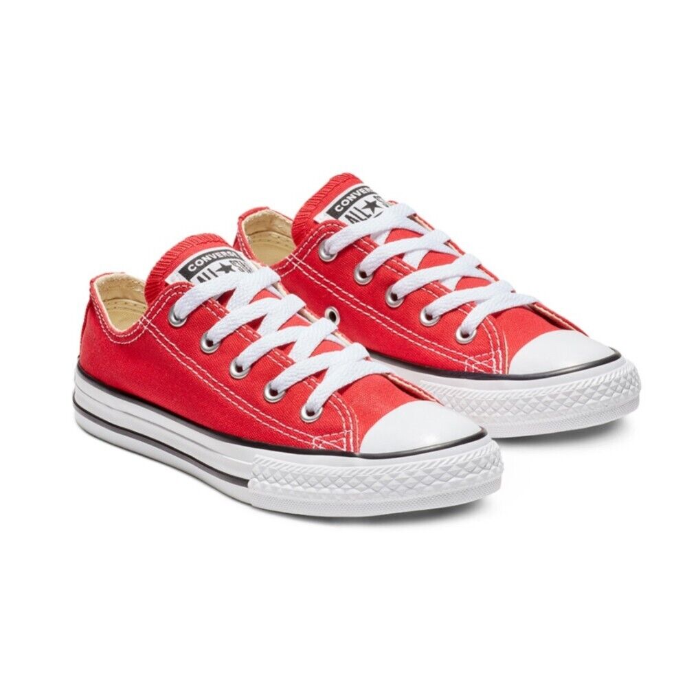 converse chuck taylor all star ox rossa scarpe kids