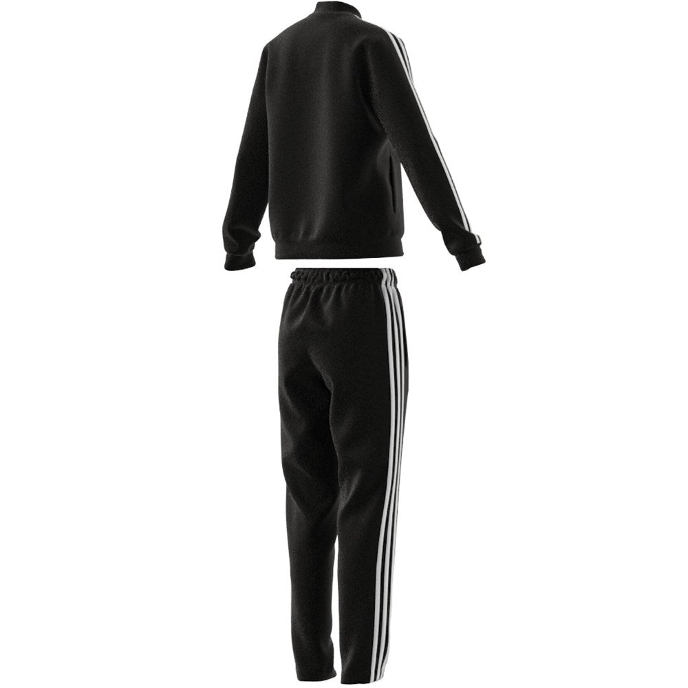 adidas essential 3-stripes tuta junior in nero