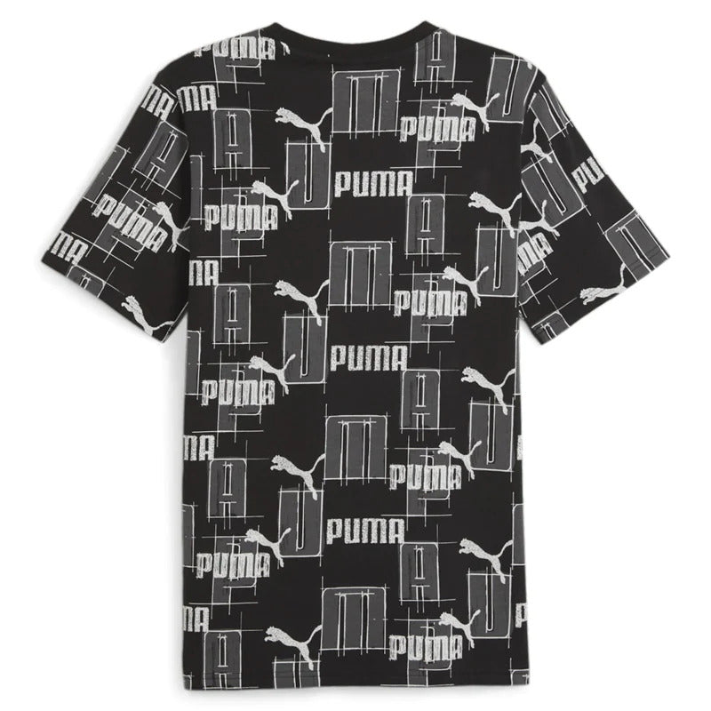 puma t-shirt uomo essentials logo lab aop