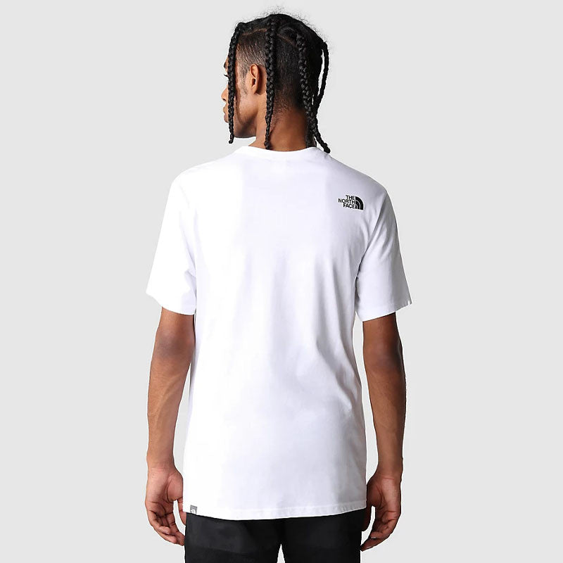 the north face t-shirt easy bianco