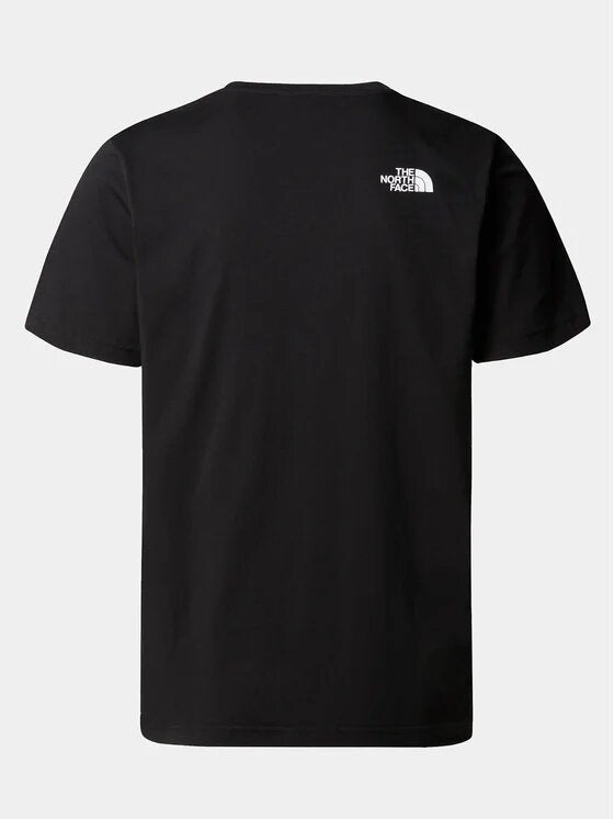 the north face t-shirt easy nero