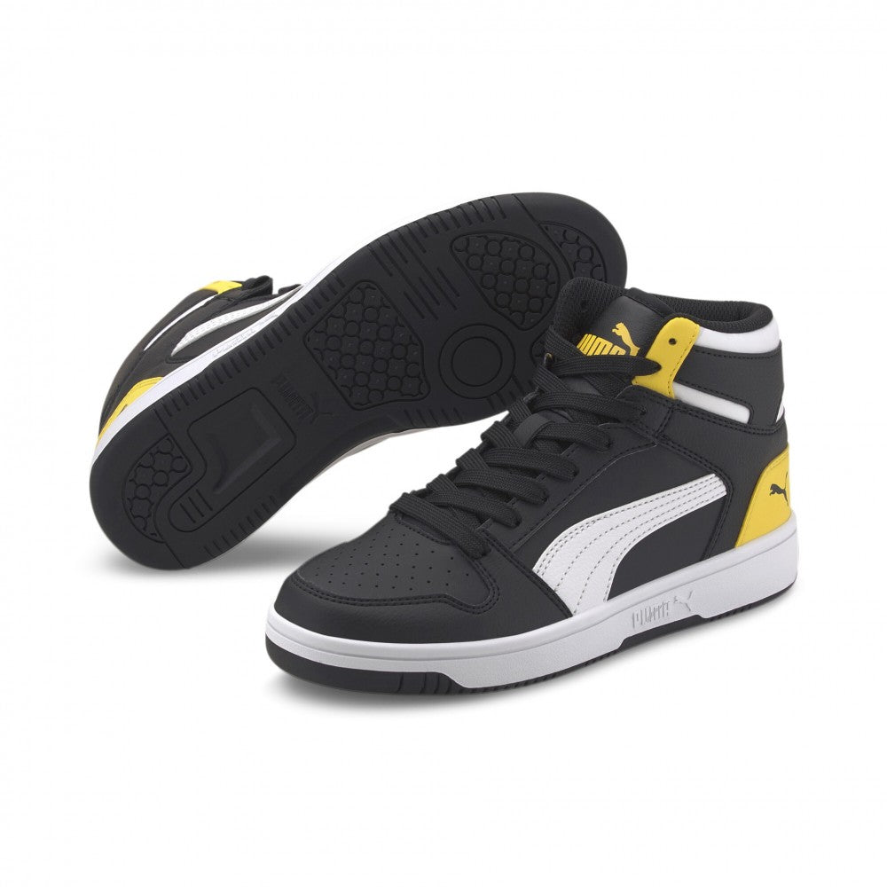 puma rebound layup sl blacl-white dandelion