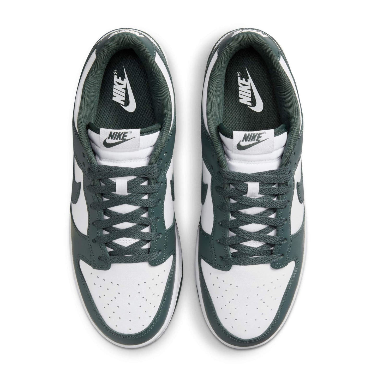 nike dunk low "white /vintage green