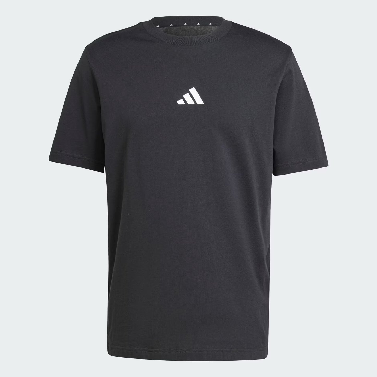 adidas essentials small logo single jersey t-shirt - black
