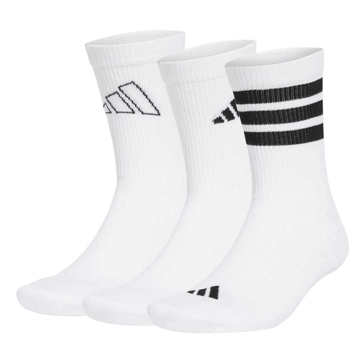 calzini adidas -logo socks 3 pairs - white