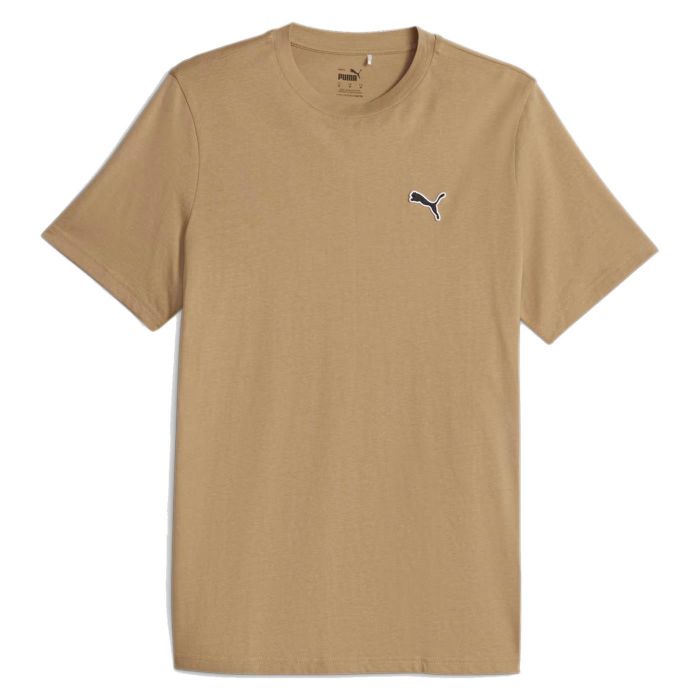 puma t-shirt better essential tee beige logo nero