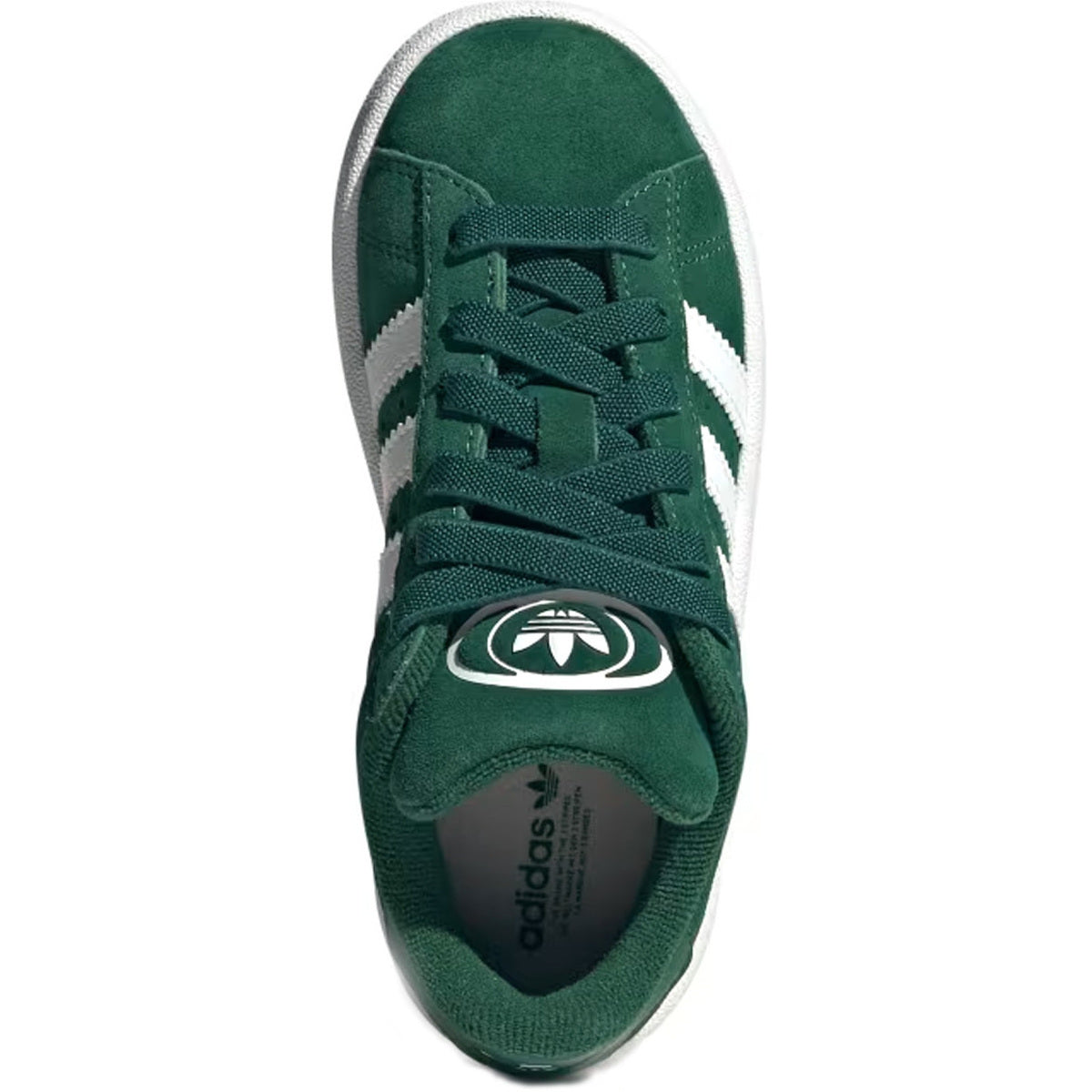 adidas campus 00s elastic dark green cloud white
