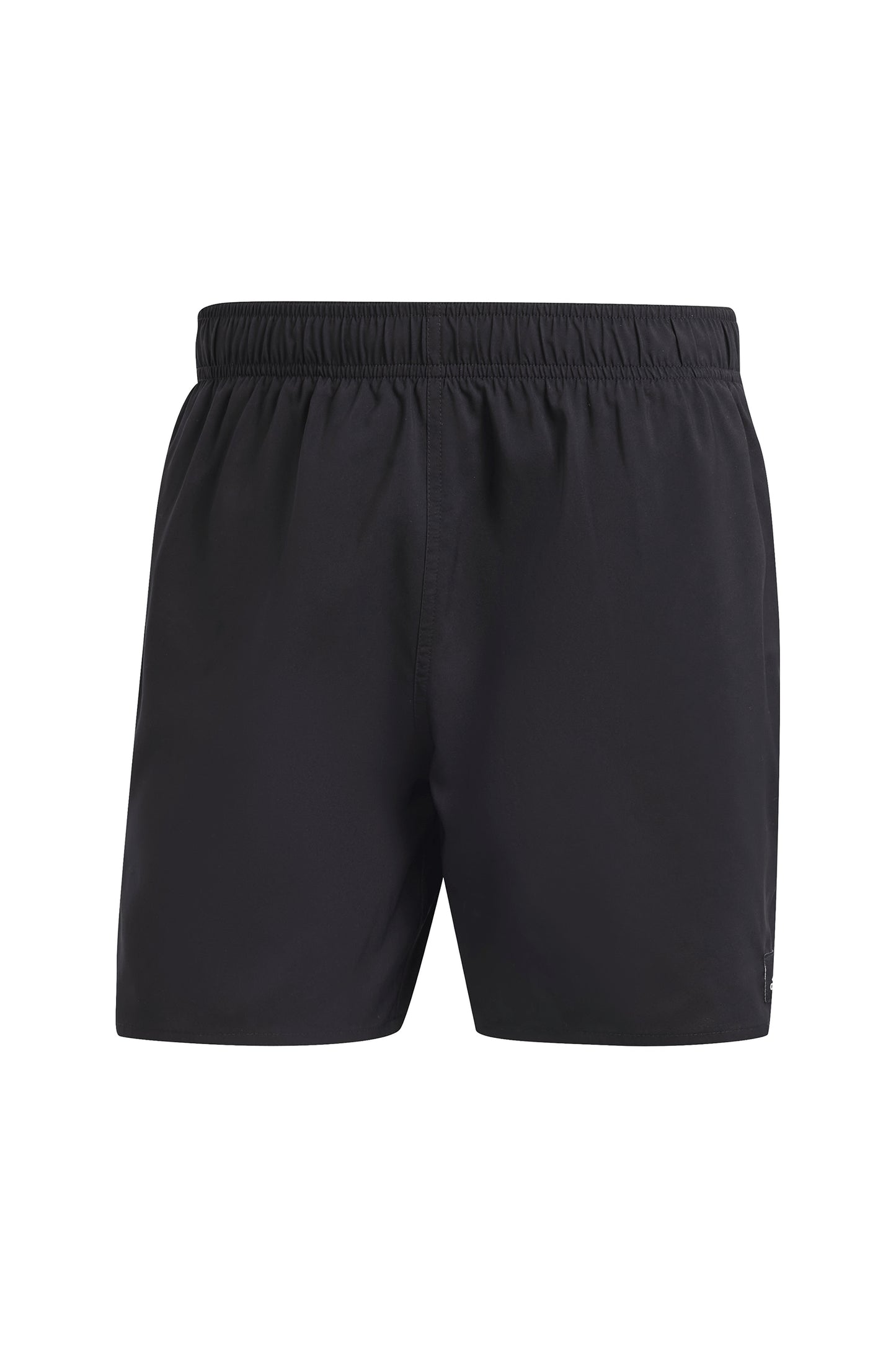 adidas solid clx short-length swim shorts - black