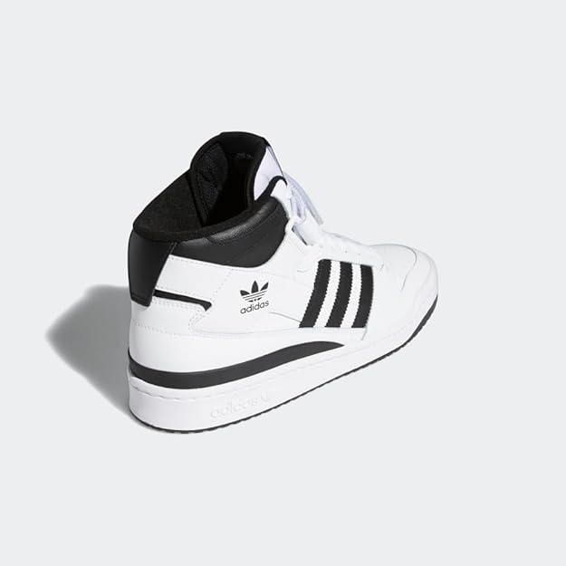 adidas forum mid bianco nero