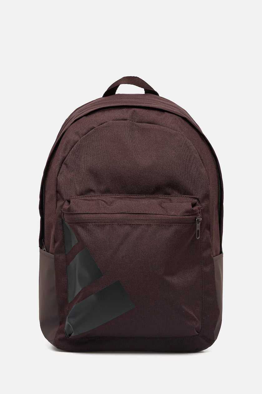 zaino adidas marrone logo nero