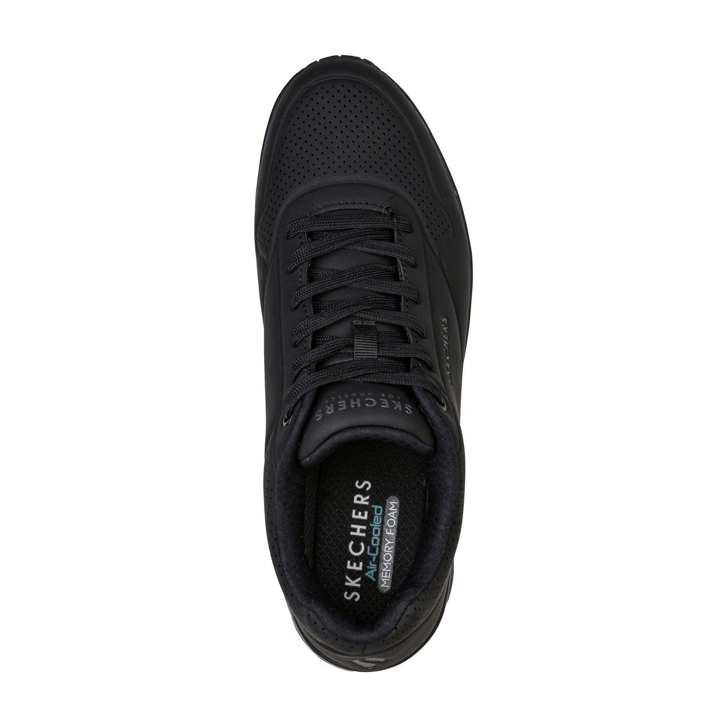 skechers stand on air black uomo