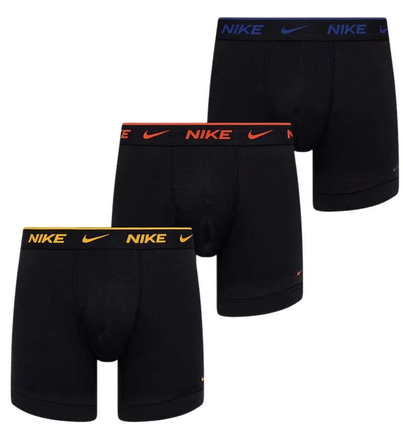 nike dri-fit everyday cotton stretch trunk 3-pack black-boxer