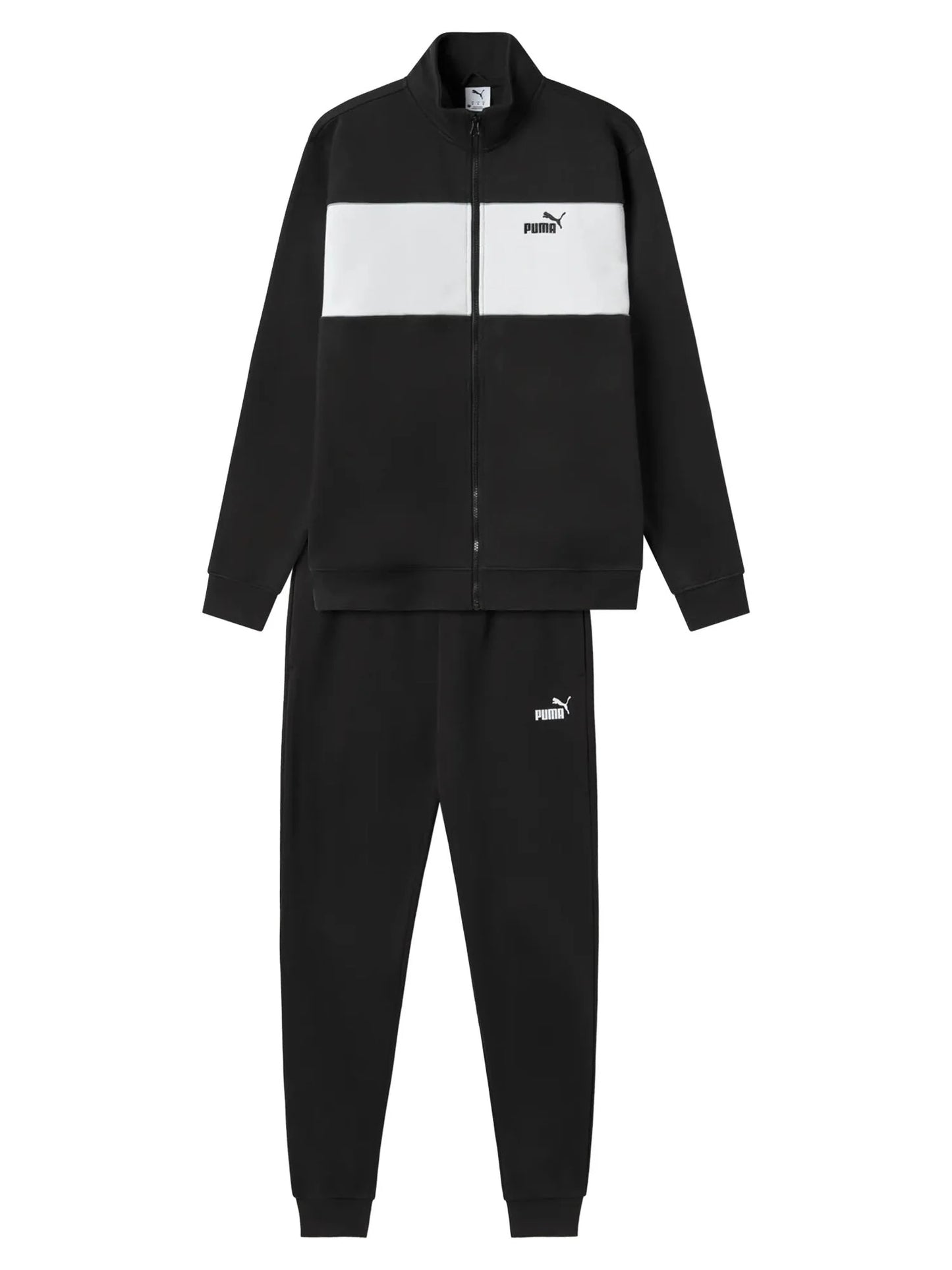essential sweat suit puma black-white