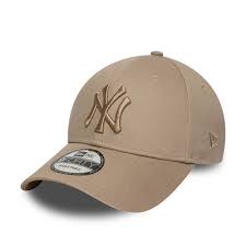 cappello 9forty new york yankees mlb league essential beige