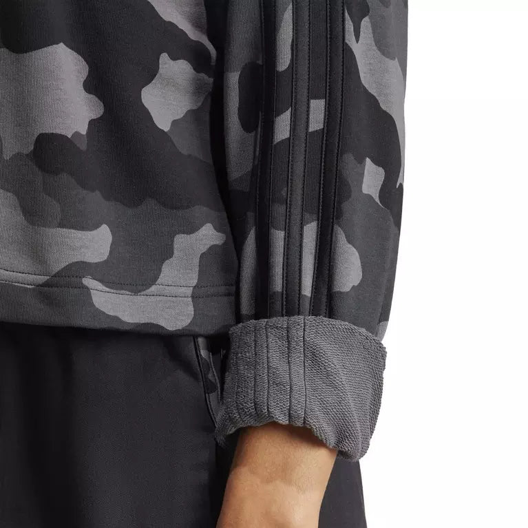 felpa con cappuccio 3-stripes camo