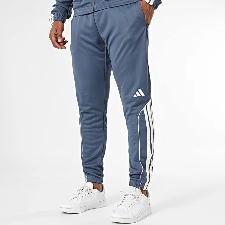 tuta 3 stripes stadium -blue-adidas