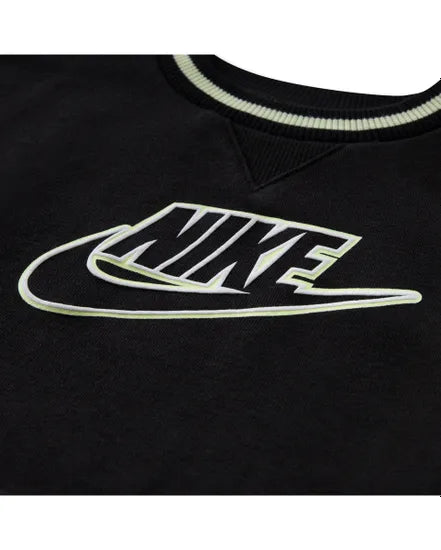 nike tuta bambino nero-grafic bianco verde lime