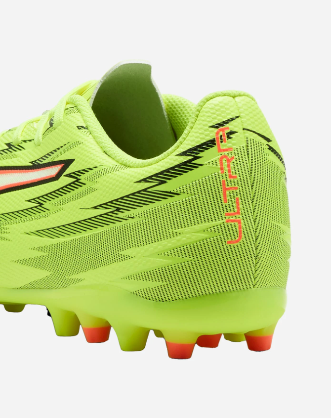 puma ultra 6 play mg yellow alletr-black red uomo