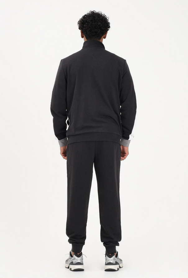 puma tuta essentials block nera da uomo