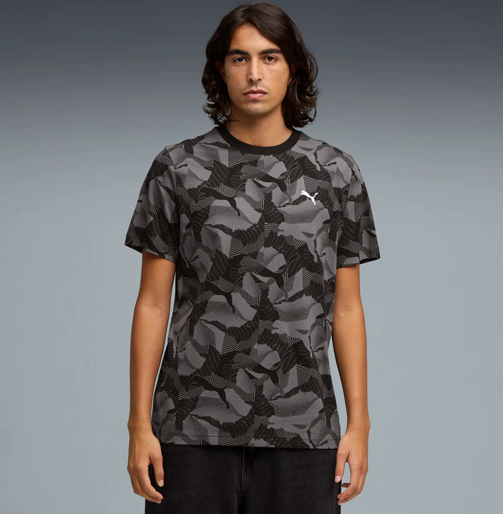 puma grafic nero-grigio uomo