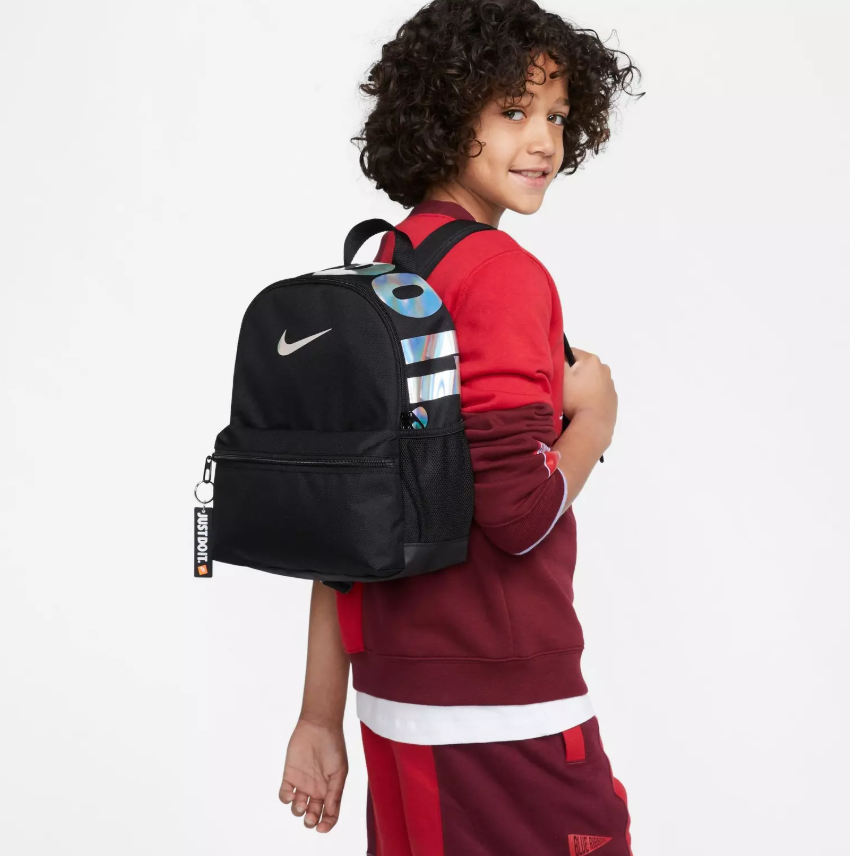 nike brasilia jdi kids' mini backpack nero bambina