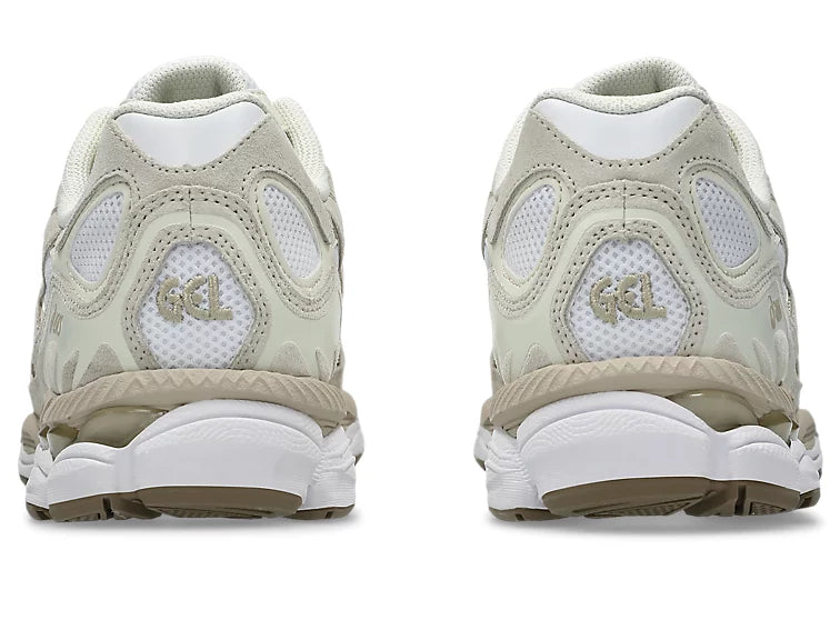 asics gel nyc white/feather grey donna