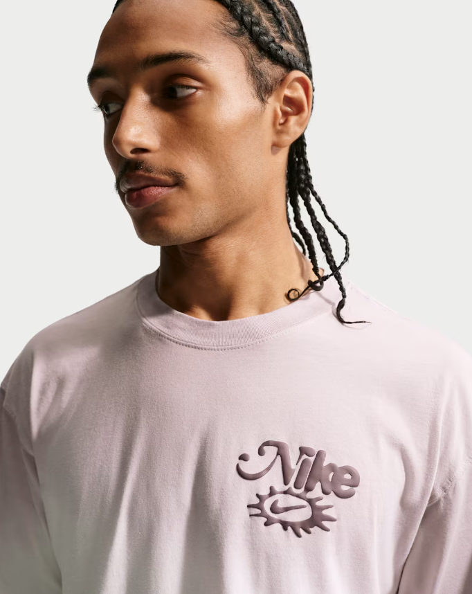 nike sportswear t-shirt - sail/moon particle uomo