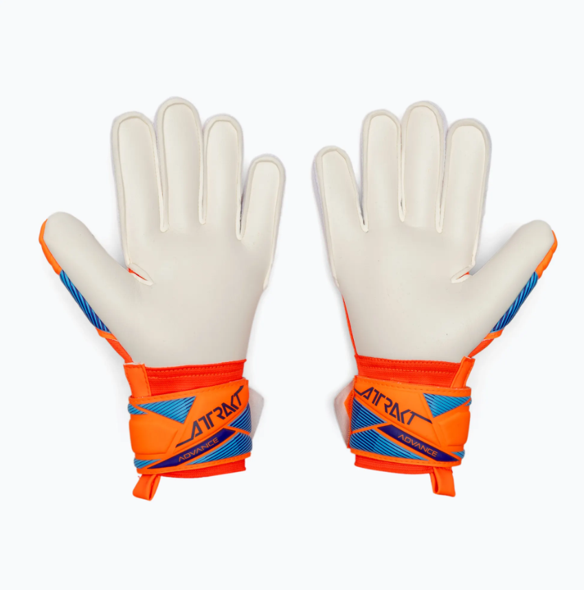 guanti reusch attrakt advance orange-blu